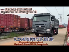 351 450hp 유로 2 Sinotruk 덤프 트럭 Howo 375 광산용 팅퍼 트럭