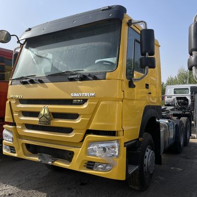 주문 사용 된 호보 시노트럭 371 6x4 T7 트랙터 트럭 앞축 7.5T 6 실린더 online manufacture