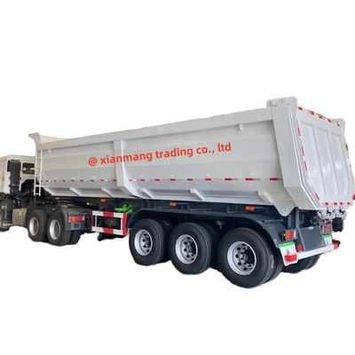 주문 3 /4 /5 삼축 35m3 40m2 60t 80ton 중량 덤프 트럭 U형 팅퍼 반 트레일러 판매 online manufacture