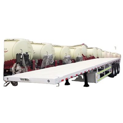 주문 커스터마이징 가능한 3 4 Axel 12.5M 40ft 평면 반 트레일러 컨테이너 평면 자동차 트레일러 판매 online manufacture
