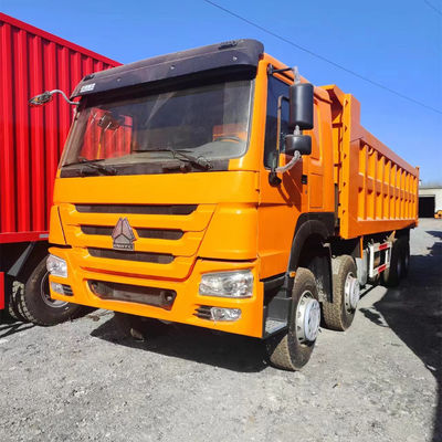 주문 시노트럭 8x4 모델 371hp 유로 3 배출량 표준 왼쪽 스티어 타이어 12R20 online manufacture