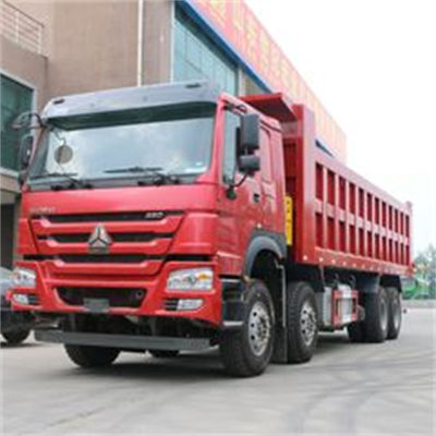 주문 커스터마이징 할 수 있는 오른쪽 스티어 Howo 8x4 덤프 트럭 엔진 모델 Wd615.47 Hw19710 변속기와 유로 II 배출 표준 online manufacture