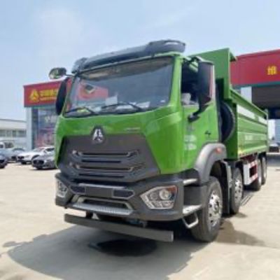 주문 사용 된 Sinotruk HOWO NX 8x4 덤프 트럭 50 톤 텐과 400L 연료 탱크 online manufacture