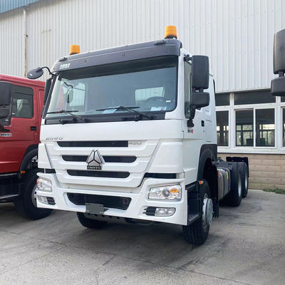 좋은 가격 EURO2 중고 Sinotruck 하우오 6x4 트랙터 트럭 머리와 수동 에어컨 온라인으로