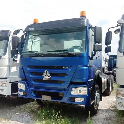 좋은 가격 사용 된 Sinotruck 하우오 371 380 400 430HP 6X4 수동 변속기와 함께 트랙터 트럭 머리 온라인으로