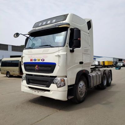 좋은 가격 중고 하우오 T7H 6X4 EURO 5 트랙터 트럭 헤드 시노트럭 트랙터 단위 540hp 온라인으로