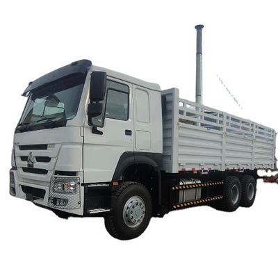 좋은 가격 시노트럭 HOWO 6X4 371HP 울타리 화물 트럭, 3 축 톱니 트레일러 판매 온라인으로