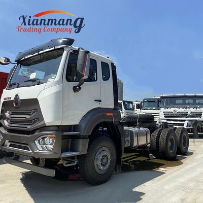 좋은 가격 시노 트럭 호우 NX 380 6x4 10 바퀴 트랙터 트럭 400마력 왼손 운전 온라인으로