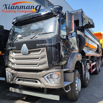좋은 가격 전진 셔프트 번호 10 400HP 호우 틱퍼 트럭 6x4 8x4 HW76 캐빈과 함께 덤프 트럭 온라인으로