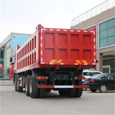 좋은 가격 호우 8x4 12 타이어 LHD 덤프 트럭 유로 II 배출량 표준 380HP 사용자 정의 오른쪽 스티어 온라인으로