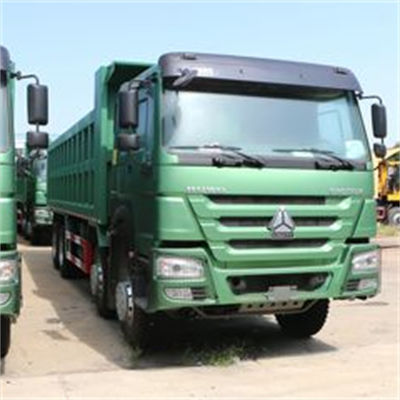좋은 가격 시노트럭 Howo375hp 8x4 좌측 운전 12 타이어와 4 축 화물 상자 길이 7.2-8.2m 사용자 정의 온라인으로