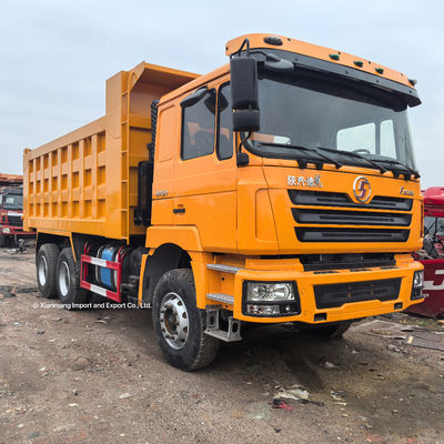 좋은 가격 샤크만 델론 F3000 SX3258DR384TL 6x4 380hp 300L 탱크 왼쪽 오른손 스티어 사용자 정의 가능한 사용 된 덤프 트럭 온라인으로