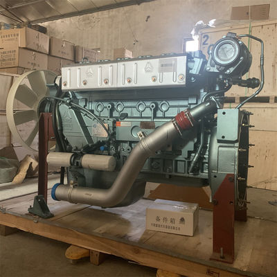 좋은 가격 시노트럭 호우 중고용 트럭 예비 부품 371 HP WD615.47 6 실린더 디젤 엔진 조립 온라인으로